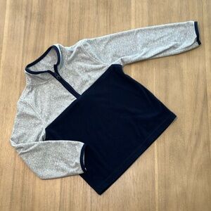 OshKosh B’gosh Toddler Colorblock Microfleece Cozy 1/4 zip Pullover size 5 EUC